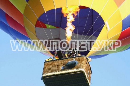 Полет на воздушном шаре за Киевом